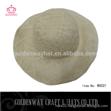 fancy white paper crotchet handmade ladies hats